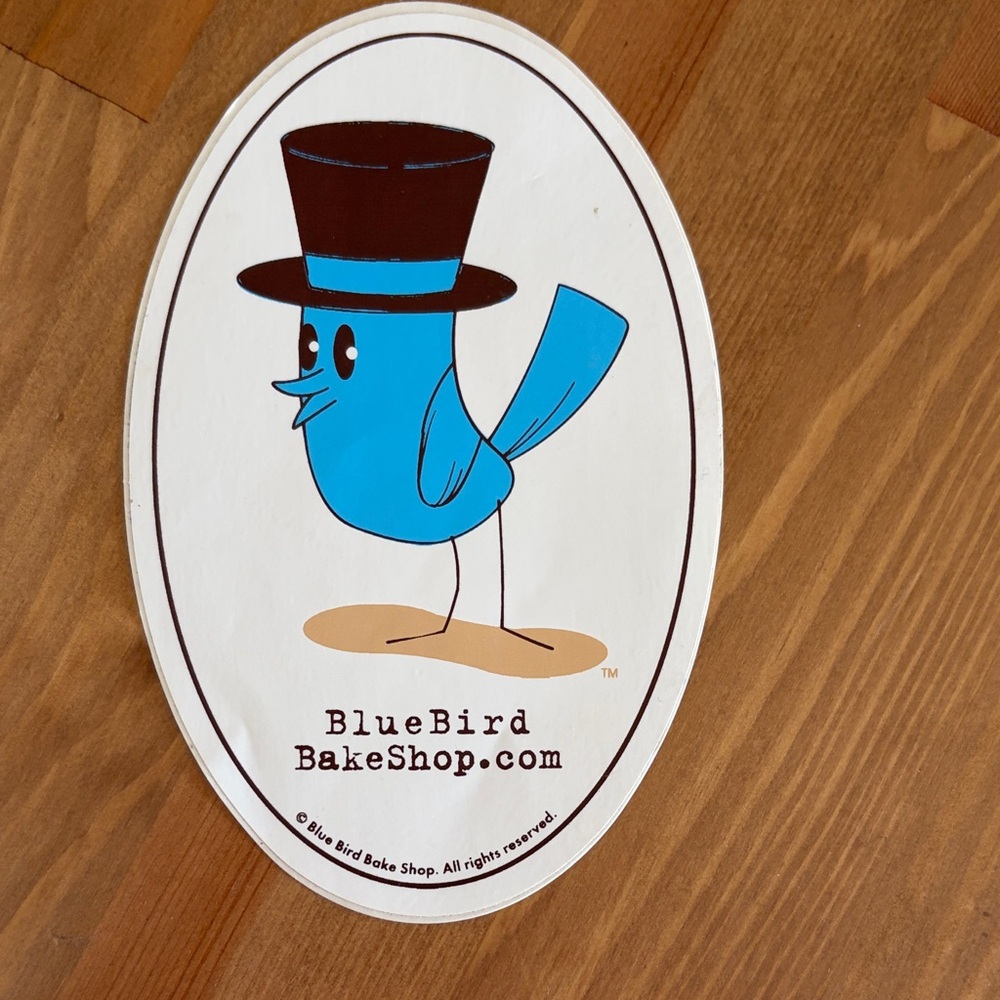 Blue Bird Bake Shop Orlando Cupcake Sticker